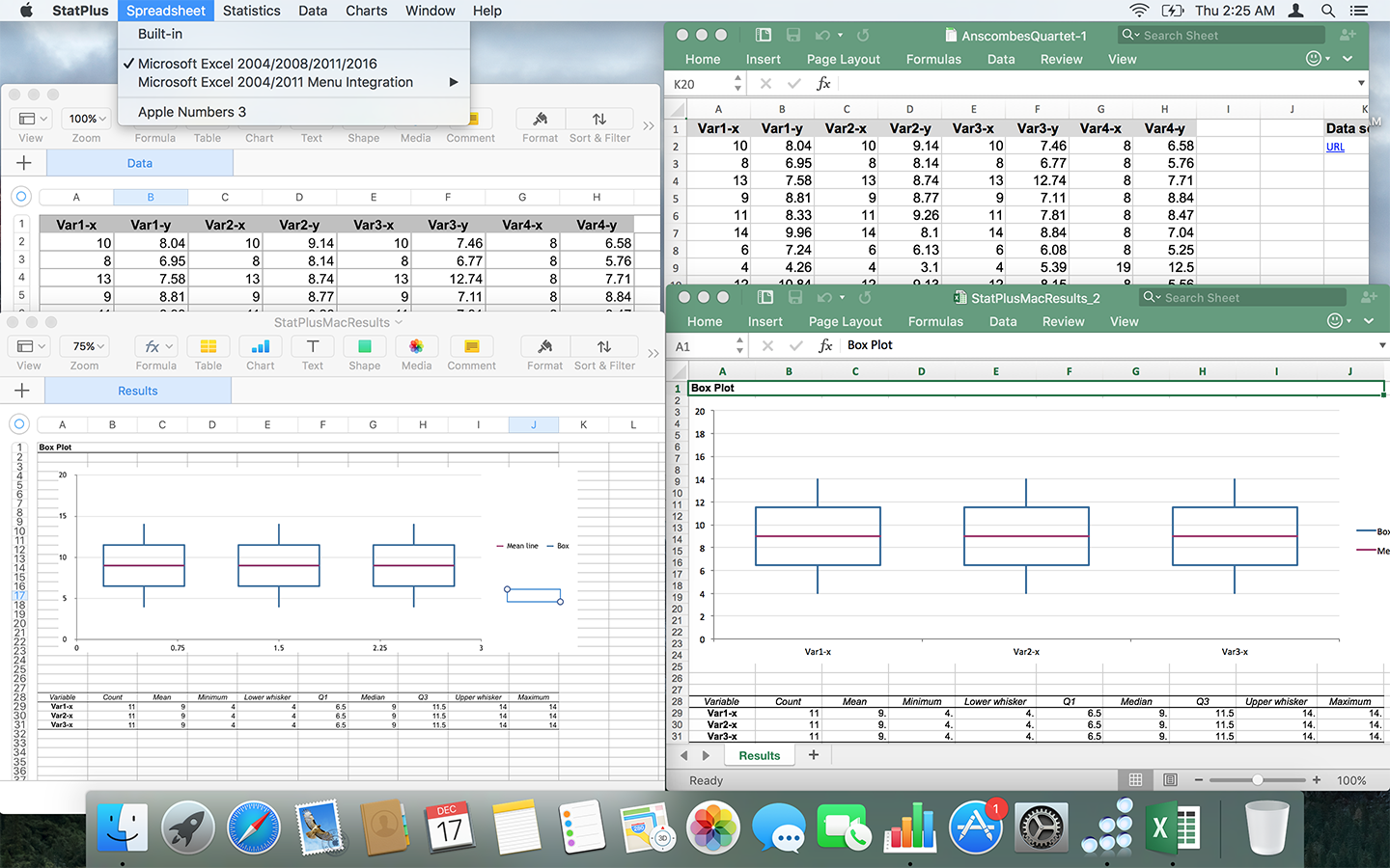 student t-test on excel for mac